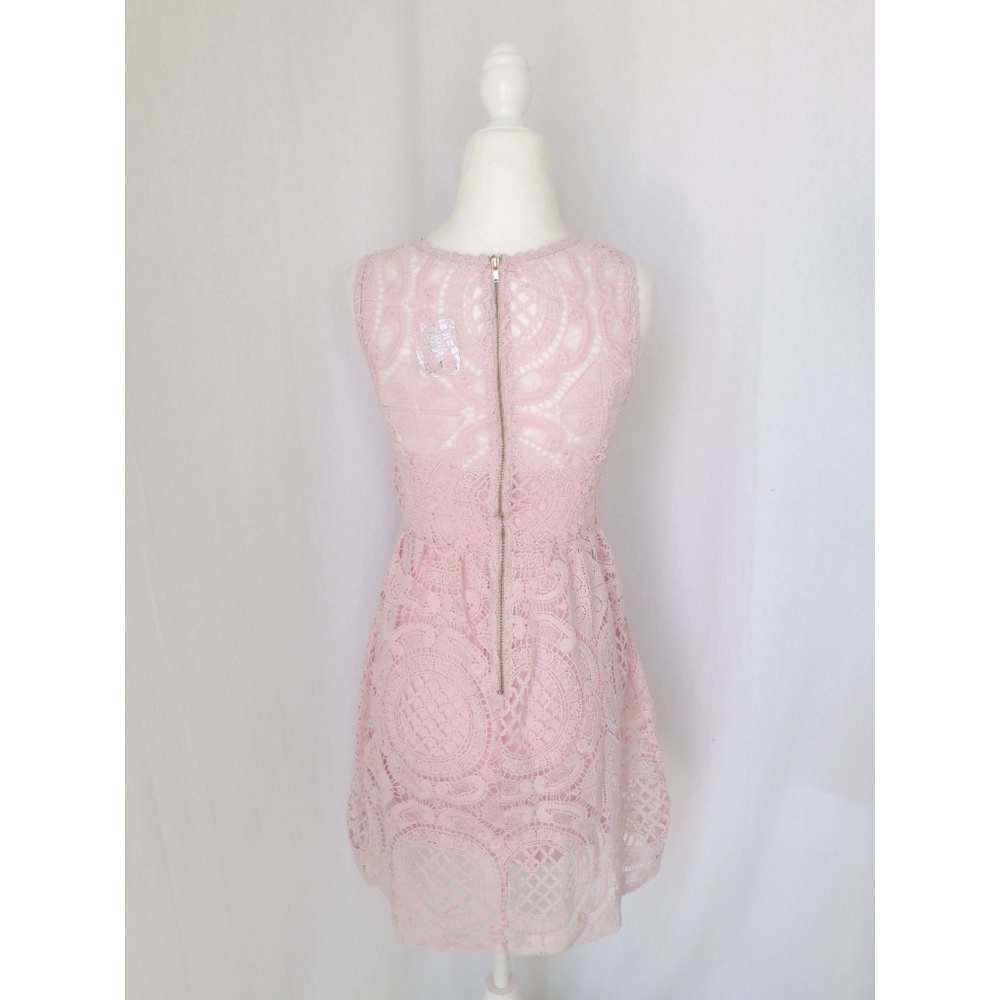 {urban outfitters} pink lace medallion dress - Picture 4 of 6
